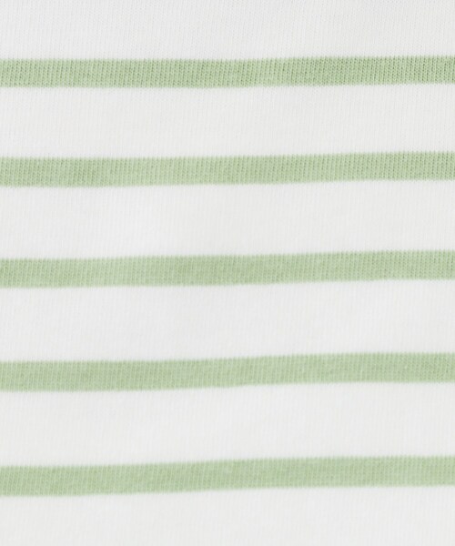 SHOO・LA・RUE（シューラルー）の「【洗える/S-LL/綿100％】5分袖ボートネックトップス（Tシャツ/カットソー・レディース・ブラック系2/グリーン系3/ネイビー系2/ホワイト・01/02/03/04）」の16枚目の写真