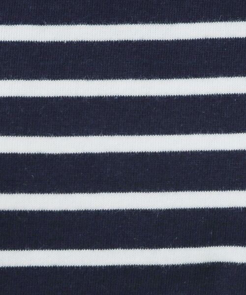 SHOO・LA・RUE（シューラルー）の「【洗える/S-LL/綿100％】5分袖ボートネックトップス（Tシャツ/カットソー・レディース・ブラック系2/グリーン系3/ネイビー系2/ホワイト・01/02/03/04）」の20枚目の写真