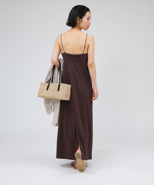 BABYLONE(バビロン)の「カップ付きテレコキャミワンピース(ワンピース・レディース・ブラウン/ブラック・フリー)」の11枚目の写真