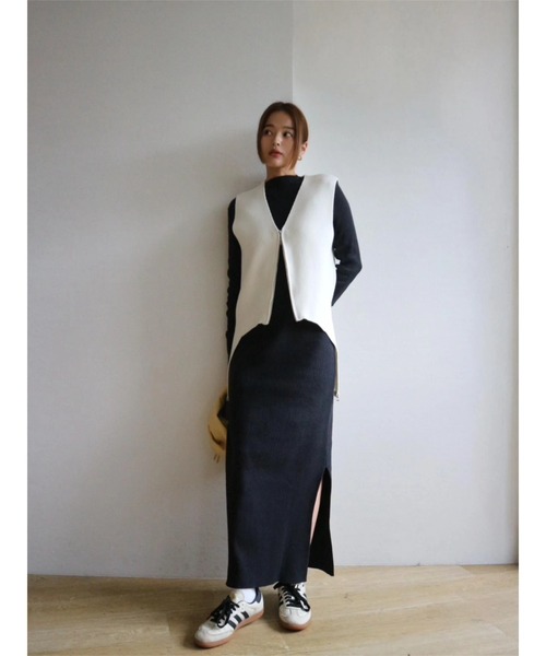 TRUNC（トランクエイティーエイト）の「Multiway Bustier Set Dress（ワンピース・レディース・アイボリー/ブラック/ブルー・FREE）」の16枚目の写真