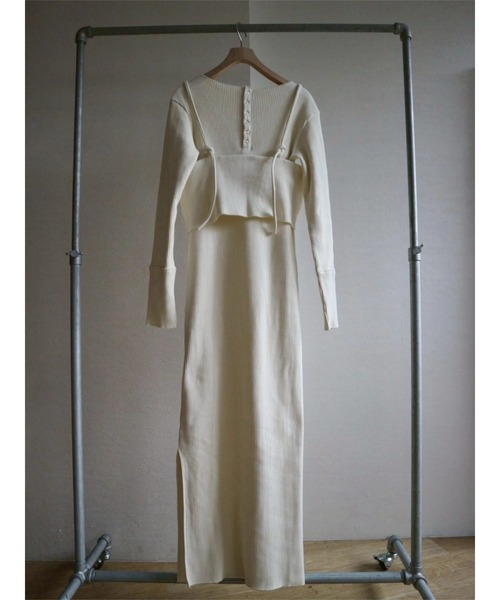 TRUNC（トランクエイティーエイト）の「Multiway Bustier Set Dress（ワンピース・レディース・アイボリー/ブラック/ブルー・FREE）」の12枚目の写真