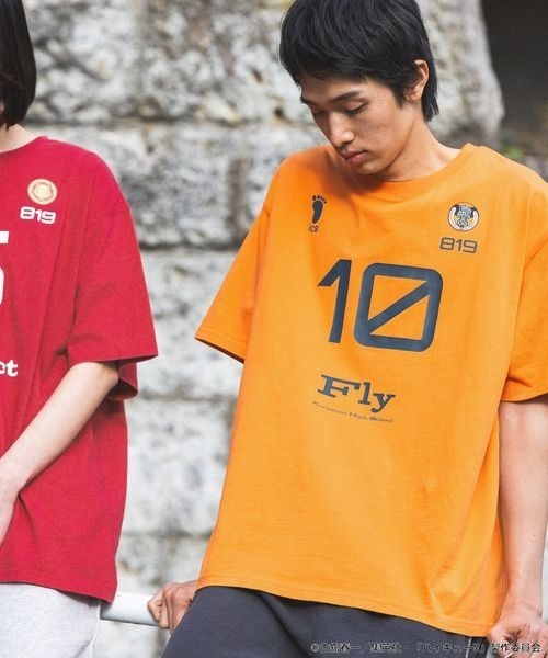 ジーナシス★今季新作★完売　ハイキュー　ナンバリングT ハイキュー!!】ナンバリングTEE SS/323876（Tシャツ/カットソー