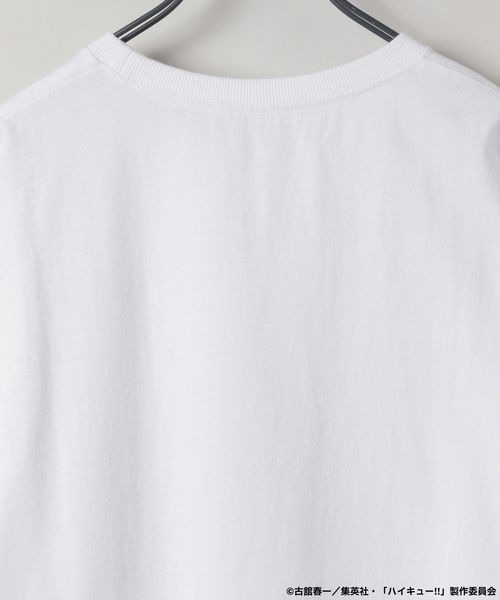 JEANASIS（ジーナシス）の「【ハイキュー!!】ナンバリングTEE SS/323876（Tシャツ/カットソー・レディース・ホワイト系その他/オレンジ/レッド/ネイビー/ブラック/ホワイト・FREE）」の10枚目の写真