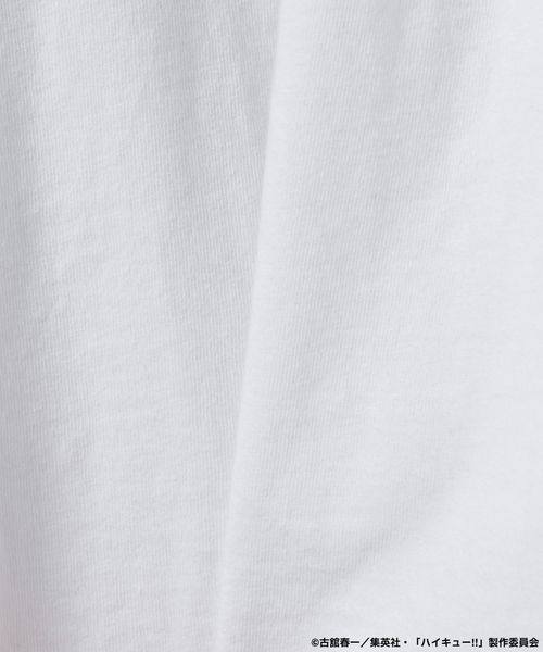 JEANASIS（ジーナシス）の「【ハイキュー!!】ナンバリングTEE SS/323876（Tシャツ/カットソー・レディース・ホワイト系その他/オレンジ/レッド/ネイビー/ブラック/ホワイト・FREE）」の11枚目の写真