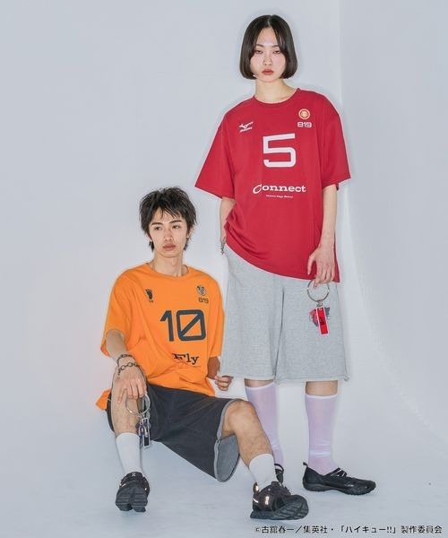 ジーナシス★今季新作★完売　ハイキュー　ナンバリングT ハイキュー!!】ナンバリングTEE SS/323876（Tシャツ/カットソー