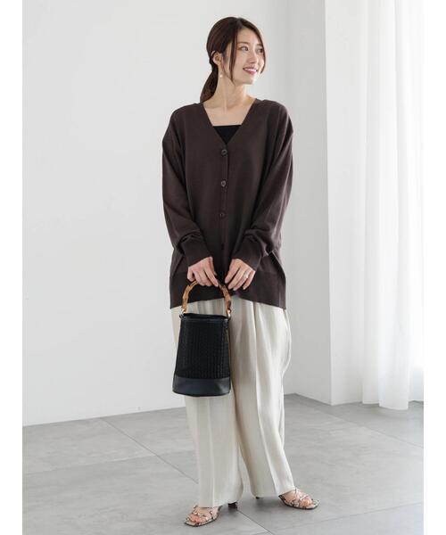 Te chichi(テチチ)の「シャイニー2タックパンツ(その他パンツ・レディース・チャコールグレー/ベージュ/シルバーグレー・F)」の15枚目の写真