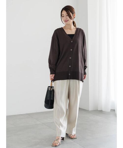 Te chichi(テチチ)の「シャイニー2タックパンツ(その他パンツ・レディース・チャコールグレー/ベージュ/シルバーグレー・F)」の16枚目の写真