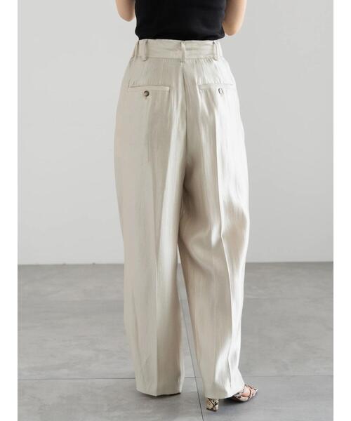 Te chichi(テチチ)の「シャイニー2タックパンツ(その他パンツ・レディース・チャコールグレー/ベージュ/シルバーグレー・F)」の20枚目の写真