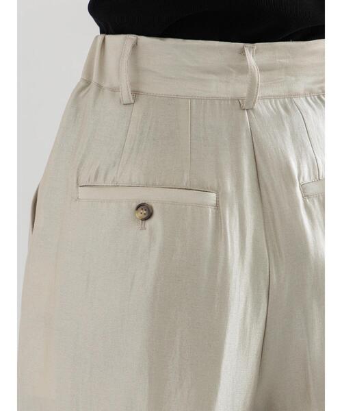 Te chichi(テチチ)の「シャイニー2タックパンツ(その他パンツ・レディース・チャコールグレー/ベージュ/シルバーグレー・F)」の22枚目の写真