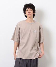 メッセージプリント半袖Tシャツ