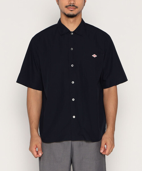 DANTON（ダントン）の「MEN'S COTTON POPLIN WORK SHIRT（シャツ/ブラウス・メンズ・ホワイト/グレイッシュベージュ/ネイビー/サックスブルー・44/38/40/42）」の3枚目の写真