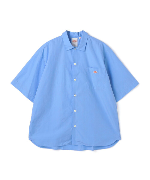 DANTON（ダントン）の「MEN'S COTTON POPLIN WORK SHIRT（シャツ/ブラウス・メンズ・ホワイト/グレイッシュベージュ/ネイビー/サックスブルー・44/38/40/42）」の4枚目の写真