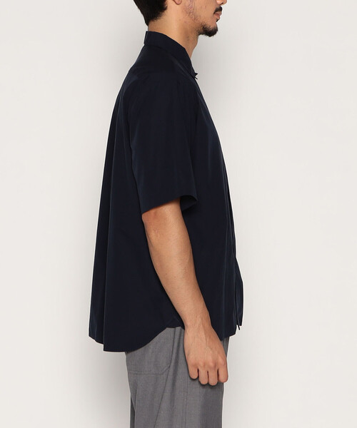 DANTON（ダントン）の「MEN'S COTTON POPLIN WORK SHIRT（シャツ/ブラウス・メンズ・ホワイト/グレイッシュベージュ/ネイビー/サックスブルー・44/38/40/42）」の8枚目の写真