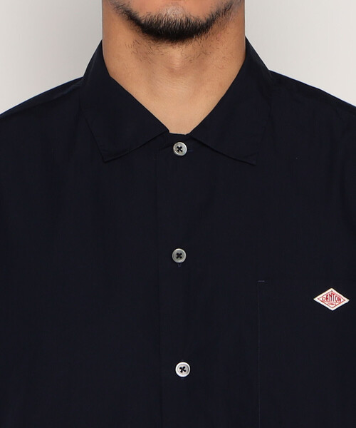 DANTON（ダントン）の「MEN'S COTTON POPLIN WORK SHIRT（シャツ/ブラウス・メンズ・ホワイト/グレイッシュベージュ/ネイビー/サックスブルー・44/38/40/42）」の11枚目の写真