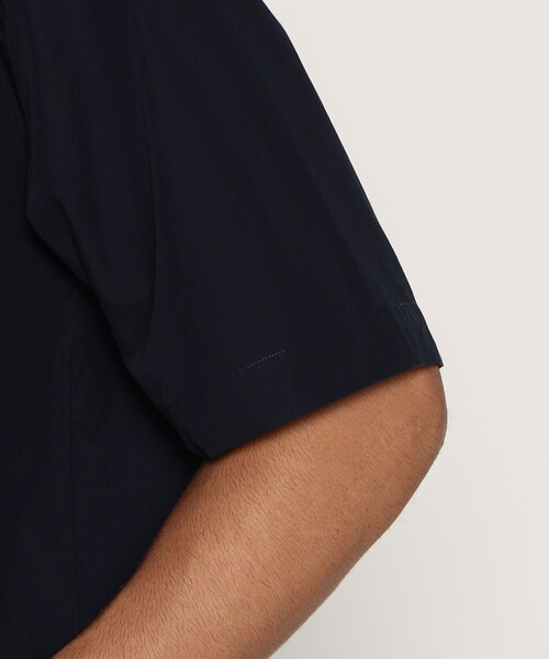 DANTON（ダントン）の「MEN'S COTTON POPLIN WORK SHIRT（シャツ/ブラウス・メンズ・ホワイト/グレイッシュベージュ/ネイビー/サックスブルー・44/38/40/42）」の12枚目の写真