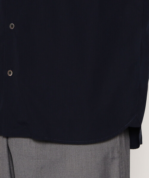 DANTON（ダントン）の「MEN'S COTTON POPLIN WORK SHIRT（シャツ/ブラウス・メンズ・ホワイト/グレイッシュベージュ/ネイビー/サックスブルー・44/38/40/42）」の13枚目の写真