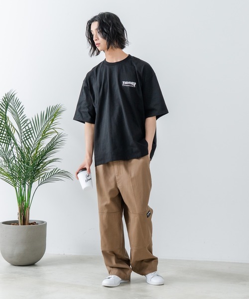 THRASHER（スラッシャー）の「【THRASHER/スラッシャー】ワンポイント 刺繍Tシャツ（Tシャツ/カットソー・メンズ・ホワイト/ブラック/グリーン・MEDIUM/LARGE）」の12枚目の写真