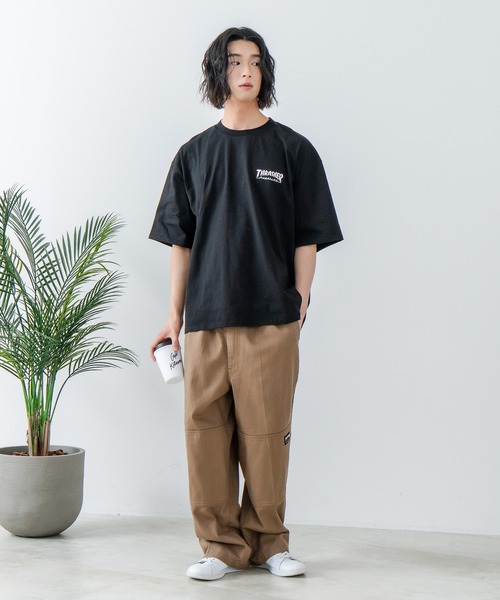 THRASHER（スラッシャー）の「【THRASHER/スラッシャー】ワンポイント 刺繍Tシャツ（Tシャツ/カットソー・メンズ・ホワイト/ブラック/グリーン・MEDIUM/LARGE）」の13枚目の写真