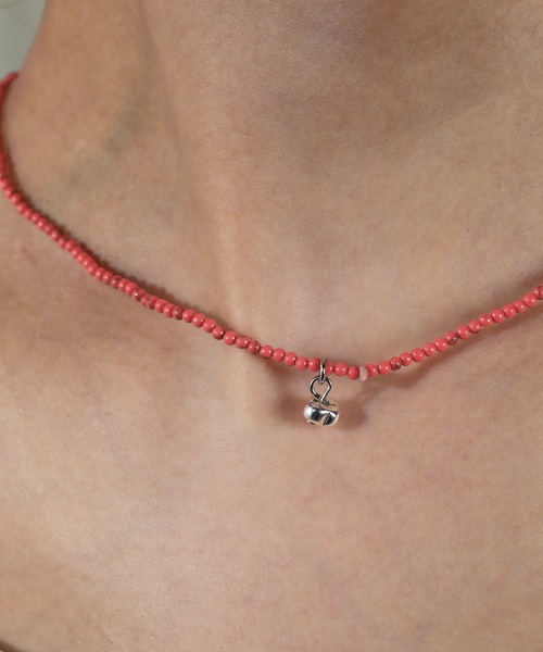 voov（ブーブ）の「ビーズ ショート ネックレス（ネックレス・レディース・ブルー系その他/ブラック/ホワイト/ピンク・フリー）」の13枚目の写真