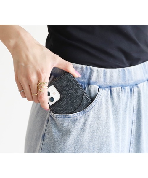 reca（レカ）の「ストレッチデニムスカート（デニムスカート・レディース・ブラック/ブルー・M/L）」の4枚目の写真