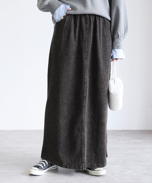 reca（レカ）の「ストレッチデニムスカート（デニムスカート・レディース・ブラック/ブルー・M/L）」の15枚目の写真