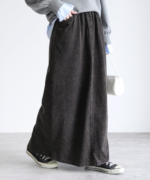 reca（レカ）の「ストレッチデニムスカート（デニムスカート・レディース・ブラック/ブルー・M/L）」の18枚目の写真