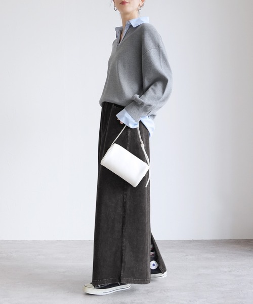 reca（レカ）の「ストレッチデニムスカート（デニムスカート・レディース・ブラック/ブルー・M/L）」の19枚目の写真