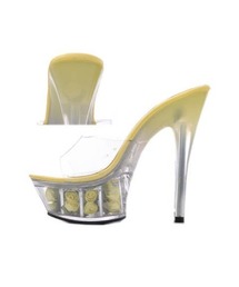 DAZZY（デイジー）の「【通算160万足突破】当店限定！大ヒット薔薇サンダル！[オリジナル][15cmヒール]2段ローズインソール美脚15cmピンヒールグラデーション薔薇サンダル（サンダル）」