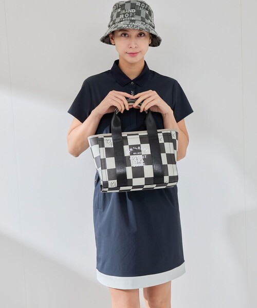 JUN&ROPE'(ジュンアンドロペ)の「チェッカーボードジャガードバケットハット(ハット・レディース・イエロー/サックスブルー/ブラック・FREE)」の16枚目の写真