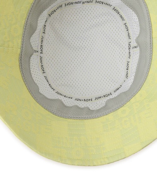 JUN&ROPE'(ジュンアンドロペ)の「チェッカーボードジャガードバケットハット(ハット・レディース・イエロー/サックスブルー/ブラック・FREE)」の9枚目の写真
