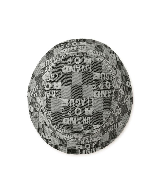 JUN&ROPE'(ジュンアンドロペ)の「チェッカーボードジャガードバケットハット(ハット・レディース・イエロー/サックスブルー/ブラック・FREE)」の22枚目の写真