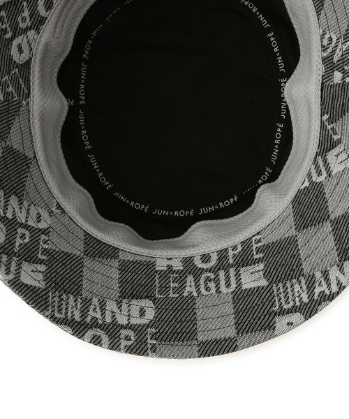 JUN&ROPE'(ジュンアンドロペ)の「チェッカーボードジャガードバケットハット(ハット・レディース・イエロー/サックスブルー/ブラック・FREE)」の18枚目の写真