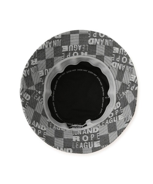 JUN&ROPE'(ジュンアンドロペ)の「チェッカーボードジャガードバケットハット(ハット・レディース・イエロー/サックスブルー/ブラック・FREE)」の19枚目の写真