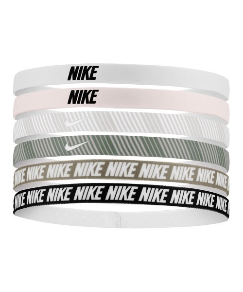Nike ホワイト ヘッドバンド Amazon.com: Nike Women's Printed Headbands Assorted 6PK