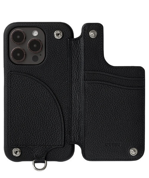 DEMIU（デミュウ）の「DEMIU/デミュウ/BALLON CINQ_15Pro_16_16Pro（スマホケース/カバー・メンズ・ブラック・1/3/2）」の4枚目の写真