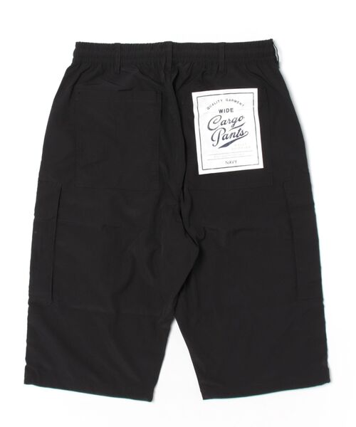 NAVY（ネイビー）の「【ポリ高弾力クロス素材を使用 裾のドローコードで好みのシルエットにスタイリング♪】NAVY 7分丈カーゴパンツ（カーゴパンツ・メンズ・チャコールグレー/ブラック・M/L/XL）」の19枚目の写真