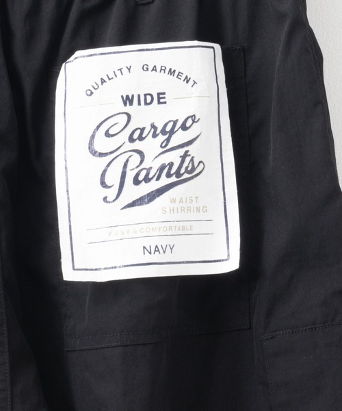 NAVY（ネイビー）の「【ポリ高弾力クロス素材を使用 裾のドローコードで好みのシルエットにスタイリング♪】NAVY 7分丈カーゴパンツ（カーゴパンツ・メンズ・チャコールグレー/ブラック・M/L/XL）」の14枚目の写真