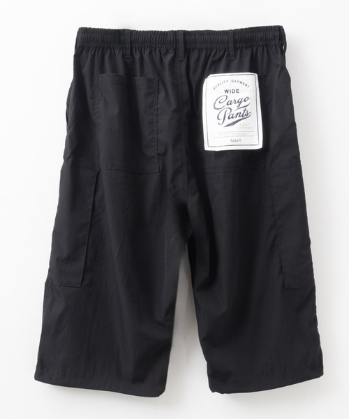 NAVY（ネイビー）の「【ポリ高弾力クロス素材を使用 裾のドローコードで好みのシルエットにスタイリング♪】NAVY 7分丈カーゴパンツ（カーゴパンツ・メンズ・チャコールグレー/ブラック・M/L/XL）」の18枚目の写真