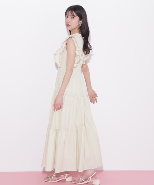 JILL by JILL STUART（ジルバイジルスチュアート）の「◇ティアードワンピース（ワンピース・レディース・ホワイト/グリーン/イエロー/ブラック・FREE）」の18枚目の写真