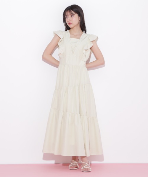 【美品✨】定価27,000円❤️ジルスチュアート✨サイズ2✨ワンピース✨日本製 ◇ティアードワンピース（ワンピース）｜JILL by JILL STUART