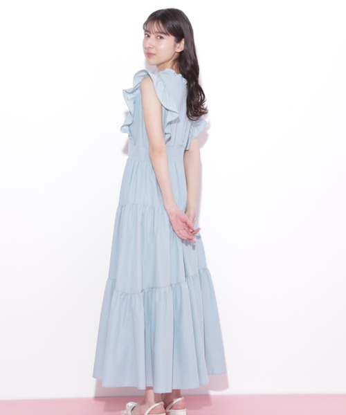 JILL by JILL STUART（ジルバイジルスチュアート）の「◇ティアードワンピース（ワンピース・レディース・ホワイト/グリーン/イエロー/ブラック・FREE）」の22枚目の写真