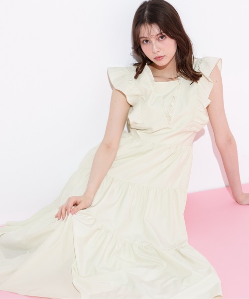 美品 ティアード ワンピース♡ FREAK'S STORE｜別注 ティアード 切り替え ワンピース【限定展開