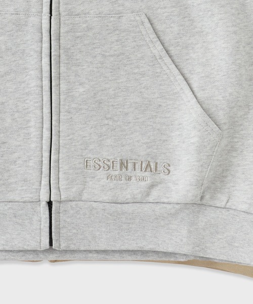 FOG ESSENTIALS(エフオージーエッセンシャルズ)の「FOG ESSENTIALS/エッセンシャルズ FULL ZIP SS SWEAT VEST ベスト(ベスト・メンズ・ライトグレー/タン・M/L/XL/S)」の11枚目の写真