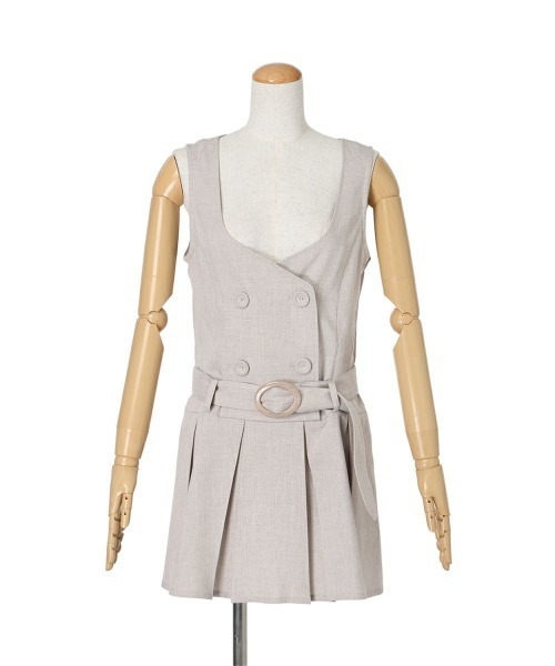 F i.n.t（フィント）の「ベルト付きローウエストジャンパースカート/ fint　フィント（ジャンパースカート・レディース・ライトグレー/ベージュ・FREE）」の20枚目の写真