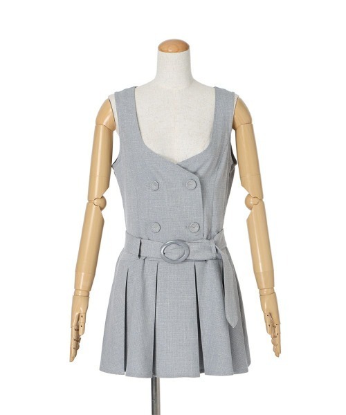 F i.n.t（フィント）の「ベルト付きローウエストジャンパースカート/ fint　フィント（ジャンパースカート・レディース・ライトグレー/ベージュ・FREE）」の19枚目の写真