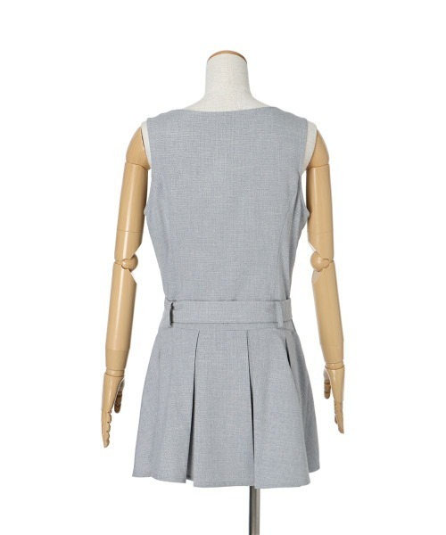 F i.n.t（フィント）の「ベルト付きローウエストジャンパースカート/ fint　フィント（ジャンパースカート・レディース・ライトグレー/ベージュ・FREE）」の18枚目の写真