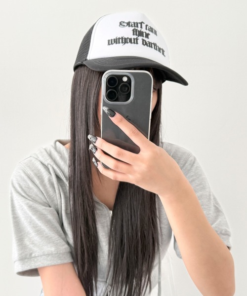 WEGO（ウィゴー）の「WEGO/オールドイングリッシュロゴメッシュキャップ（キャップ・レディース・ブラウン/ブラック・FREE）」の15枚目の写真