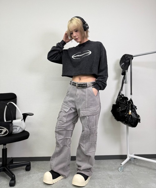 ATMARK（アットマーク）の「《2サイズ展開　/　UNISEX　》アソート ロングパンツ（その他パンツ・メンズ・グレー/カーキ・MEDIUM/LARGE）」の3枚目の写真