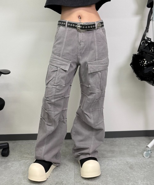 ATMARK（アットマーク）の「《2サイズ展開　/　UNISEX　》アソート ロングパンツ（その他パンツ・メンズ・グレー/カーキ・MEDIUM/LARGE）」の4枚目の写真