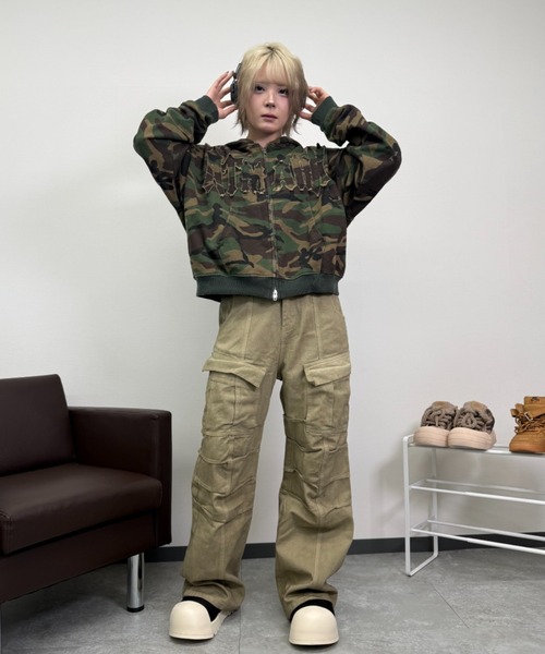 ATMARK（アットマーク）の「《2サイズ展開　/　UNISEX　》アソート ロングパンツ（その他パンツ・メンズ・グレー/カーキ・MEDIUM/LARGE）」の5枚目の写真